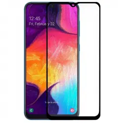 Cool Protector Pantalla Cristal Templado Full 3D Negro para Samsung Galaxy A50/A30s/M21/M31 A505