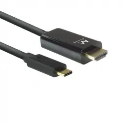 Ewent Cable Adaptador USB-C a HDMI 4K 2m Negro