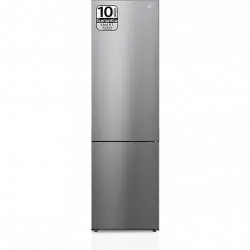 Frigorífico combi - Lg GBB62PZGCC1, No Frost, 203 cm, 384 l, DoorCooling+™, FRESHConverter™, Inox