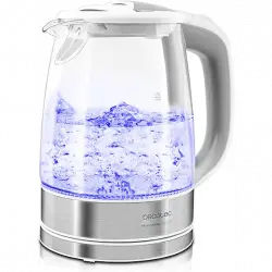 Hervidor de agua - Cecotec Thermosense 350, 2200 W, 1.7 L, Vidrio Borosilicato, Filtro Antical