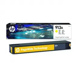 HP - Cartucho De Tinta Original PageWide 913A Amarillo (F6T79AE)