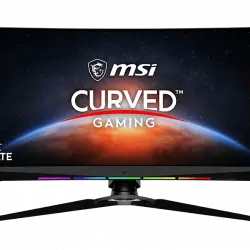 Monitor gaming - MSI Optix MEG381CQR Plus, 37.5 ", WQHD, 1 ms, 175 Hz, Rapid IPS, G-SYNC ULTIMATE, USB 3.2/ Jack 3.5 mm/ HDMI/ DP, Negro