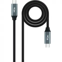 Nanocable Cable USB-C 3.2 Gen2x2 Macho/Macho 1m Negro