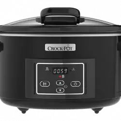 Olla - Crock-Pot CSC052X, De cocción lenta, 220 W, 4.7 l, Negro