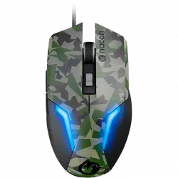 Ratón gaming - Nacon PCGM-105FOREST, Con cable, USB, 800 a 2400 DPI, Forest Camo