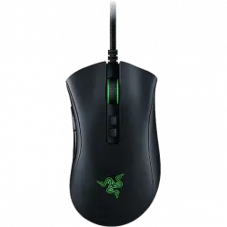 Ratón gaming - Razer DeathAdder V2, 20000DPI, 8 botones, Switches ópticos, RGB, Negro