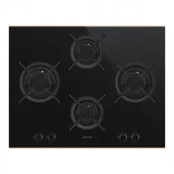 Smeg - Placa De Gas Con 4 Quemadores - PV664LCNR