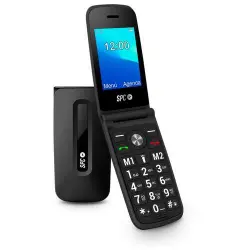 SPC - Titan Senior Mobile Tipo Concha Negro Móvil Libre