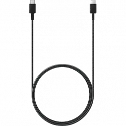 Cable USB C - Samsung EP-DX510JBEGEU, 1.8m, 5 A, Macho-Macho, Negro