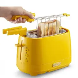 Delonghi Ctlap2203.y Tostadora 2 Rebanada(s) Amarillo 550 W