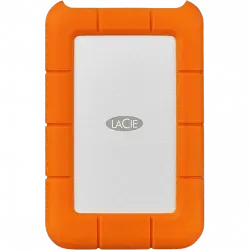 Disco duro 4 TB - Lacie Rugged Mini, Externo, Para Mac y Windows, Naranja