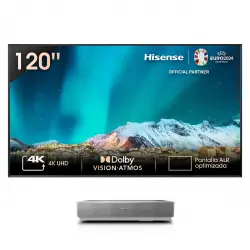 Hisense - Láser TV 305 Cm (120") 120L5HA UHD 4K, Smart TV, Pantalla Incluida