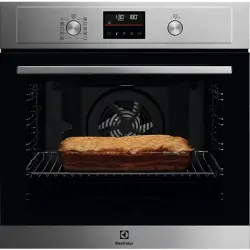 Horno - Electrolux EOF4P56X, Multifunción, Pirolítico, 72 l, Anillo térmico, 60 cm, Inox