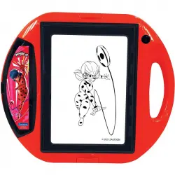 Lexibook Miraculous Ladybug Proyector de Dibujos con Plantillas y Sellos