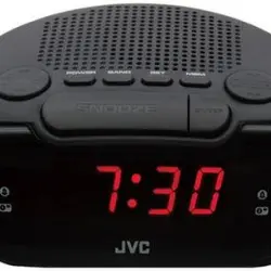 Radio despertador JVC RA-F120B Negro