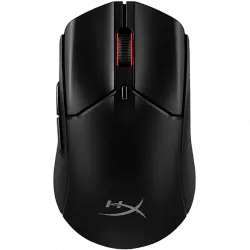 Ratón - HYPERX PULSEFIRE HASTE 2 WIRELESS BLACK, Conectividad dual inalámbrica, Con cable, 26000 DPI, PS4, PS5, XBOX, PC, Negro