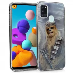 Cool Funda Licencia Star Wars Chewbacca para Samsung Galaxy A21s A217