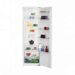 Frigorífico una puerta integrable - Beko BSSA315K3SN, Cíclico, 177.5 cm, 309 l, Blanco