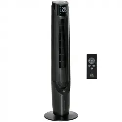 Homcom Ventilador de Torre con Mando a Distancia 60W Negro