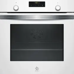 Horno - Balay 3HA5748B2, 71 l, Integrable, Pirolítico + Hidrolítico, Función vapor, 59.50 cm, Cristal blanco