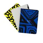 Pack de 3 cuadernos Bullet Kunnui A6 Thin Galaxy
