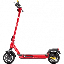 Patinete eléctrico - Smartgyro K2 Terra, Potencia máx. 800W, nominal 500W, Carga 120 kg, 13.000 mAh, 25 km/h, Rojo