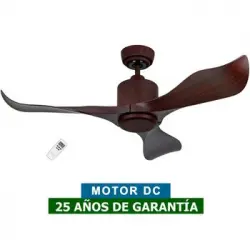 Ventilador De Techo Casafan 313227 Eco Aviador 132cm Nb Nogal Oscuro