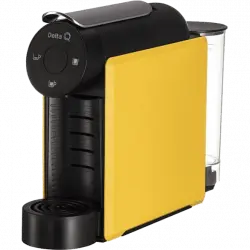 Cafetera de cápsulas - Delta Q Mini Qool Amarillo, 19 bar, 0.8 l, 1200 W, Panel Táctil