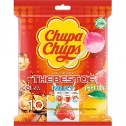 Caramelos - Chupa Chups, Sabores variados, 10 unidades