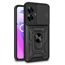 Cool Carcasa Hard Ring Negra para Realme C55