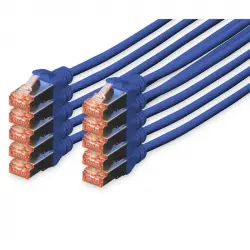 Digitus Cable de Red S-FTP Cat. 6 LSZH 5m Azul 10 Unidades