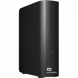 Disco duro externo 6 TB - WD Elements Desktop, Sobremesa, USB 3.0, Compatible 2.0, Formato NTFS, Negro