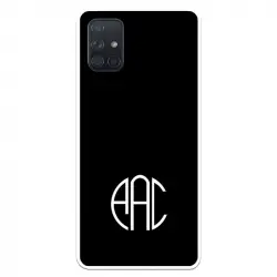 Funda Para Samsung Galaxy A71 Del Académica De Coimbra Iniciales - Licencia Oficial Académica De Coimbra