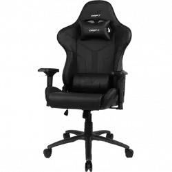 Silla gaming - Drift DR350, Polipiel, Reposabrazos 4D, Ruedas silenciosas, Inclinación, Negro