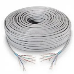 Aisens Bobina Cable de Red RJ45 Cat.6 FTP Rígido 100m Gris