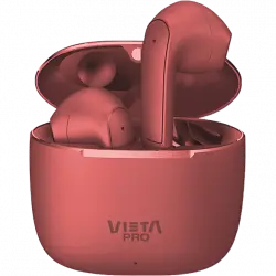 Auriculares True Wireless - Vieta Pro Fit 2, Bluetooth 5.3, Touch Control, Asistente de voz, 20 h, Rojo