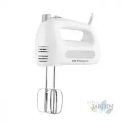 Batidora Amasadora Orbegozo 300 W. 6 Niveles De Velocidad + Turbo. Varillas Mezcladoras Y Amasadoras En Acero Inoxidable.