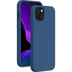 BigBen Funda Rígida con Tacto Suave Azul para iPhone 13