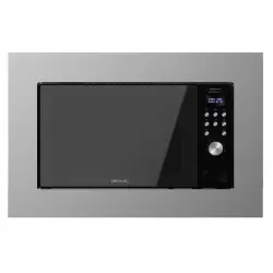 Cecotec GrandHeat 2000 Built-in SteelBlack Microondas Encastrable con Grill 20L 700W Negro