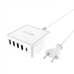 Celly Powerstation USB-C PD 60W Blanca