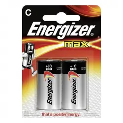 Energizer Max Powerseal Pilas Alcalinas C LR14 2 Unidades