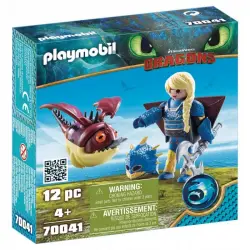 Playmobil Cómo Entrenar a Tu Dragón Astrid con Globoglob