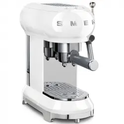 Smeg ECF01WHEU Cafetera Express 15 Bares Blanca