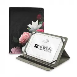 Subblim Trendy Case Funda Universal Rosas para Tablet hasta 11"