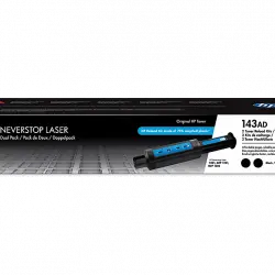 Tóner - HP NeverStop Combo 2 pack 143AD, Negro, W1143AD