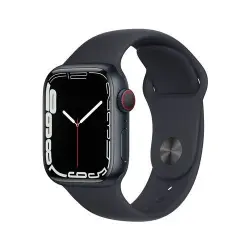 Apple Watch S7 41 mm LTE Caja de aluminio medianoche y correa deportiva medianoche