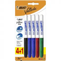 Bic Velleda Rotuladores para Pizarra 5 Unidades Colores Surtidos