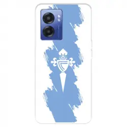 Funda Para Realme Narzo 50 5g Del Rc Celta Escudo Trazo Azul - Licencia Oficial Rc Celta