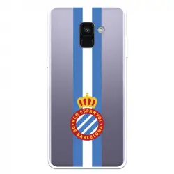 Funda Para Samsung Galaxy A8 2018 Del Rcd Espanyol Escudo Albiceleste Escudo Albiceleste - Licencia Oficial Rcd Espanyol