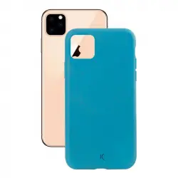 Ksix Silk Funda Eco-Friendly Azul para iPhone 11 Pro Max